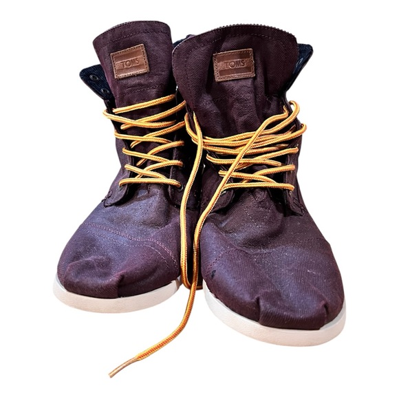 Toms Other - TOMS "Paseo" High-Tops Chukka Maroon SZ 11
